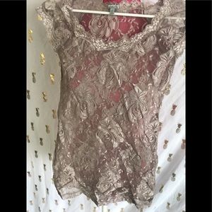 XS Charlotte Ruse lace top.